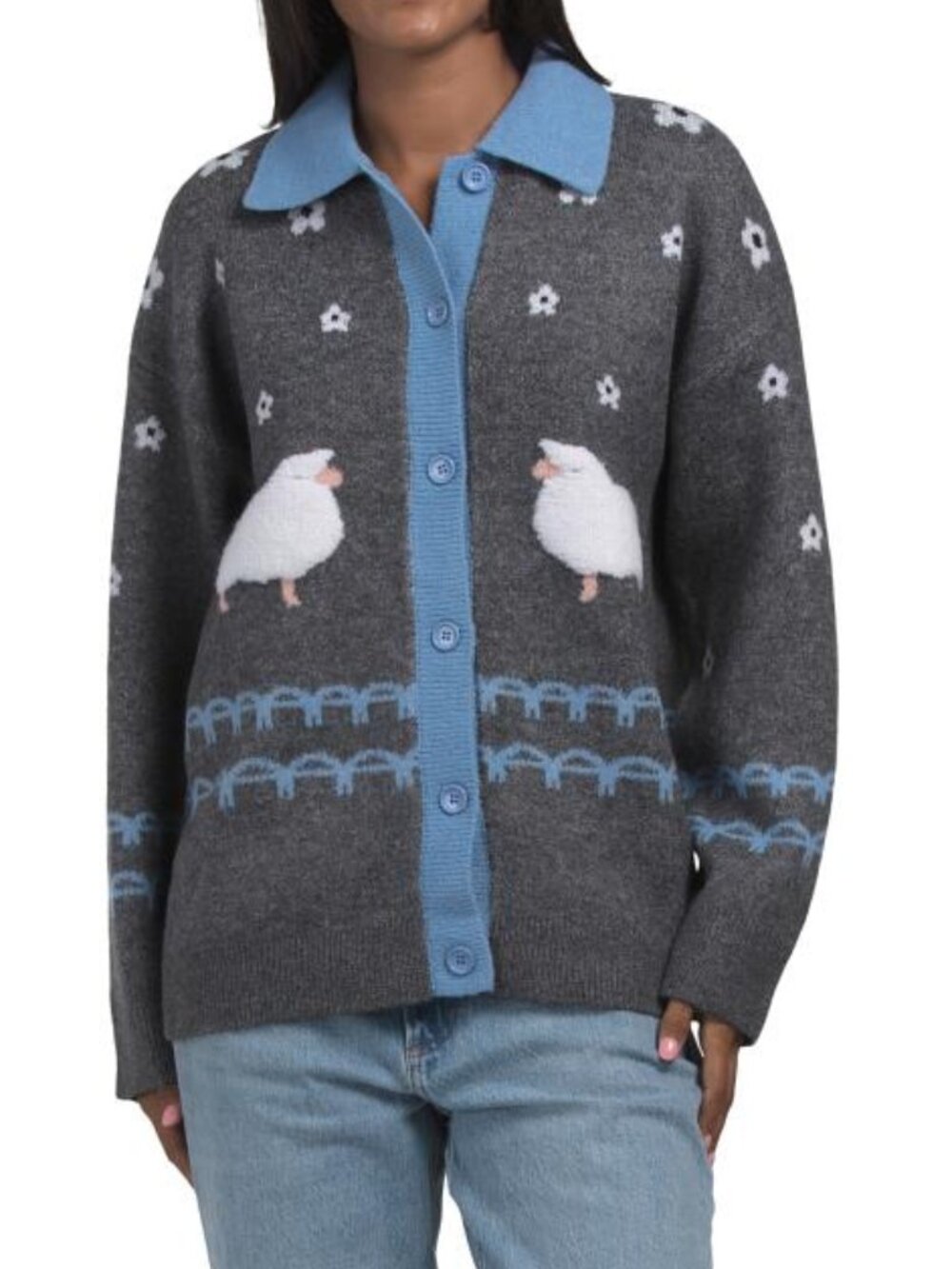 ENGLISH FACTORY Sheep Cardigan